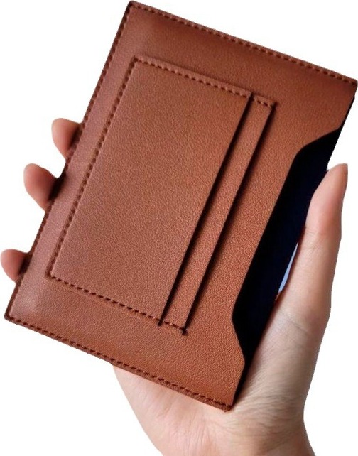 INF Reisebrieftasche & Reisepasshütte - Schlanke Reisepasshütte aus Kunstleder 364315