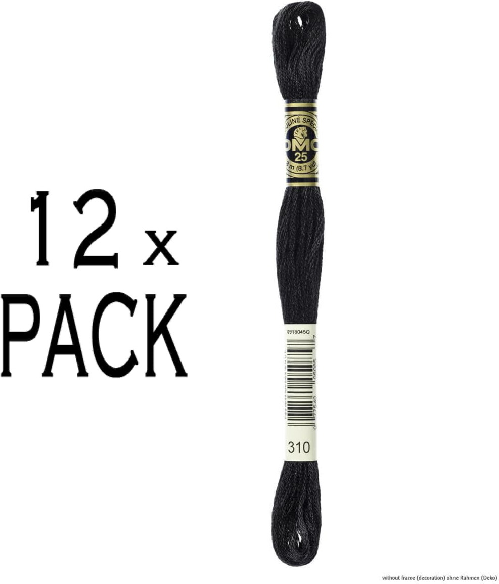 DMC Mouliné Garnpack „Blumiger Mix“ – 24 Stränge à 4 M, 100% Baumwolle, Made In France, Zum Sticken & Nähen