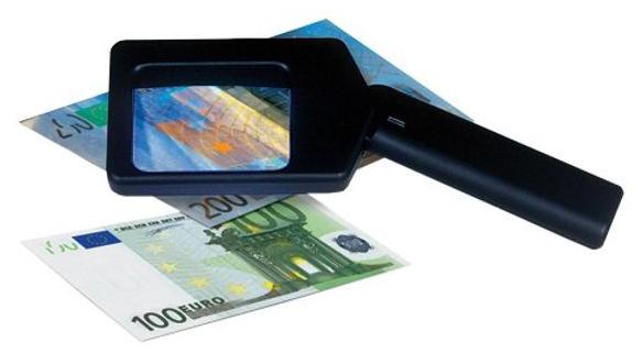 Safe Leuchtlupe 1033 mit UV-Lichtfunktion, extra große Leselupe, 260 x 80 x 30 mm sa1033