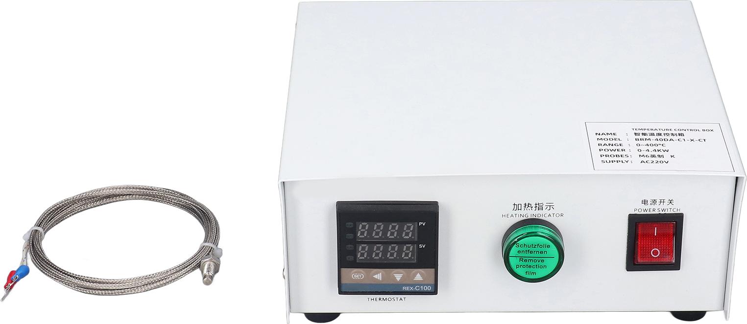 TWO TREES PID-Temperaturregler Selbstoptimierende Steuereinheit 0400℃ Imperial M6 BRM40DAC1XCT AC220V(2 Meter )
