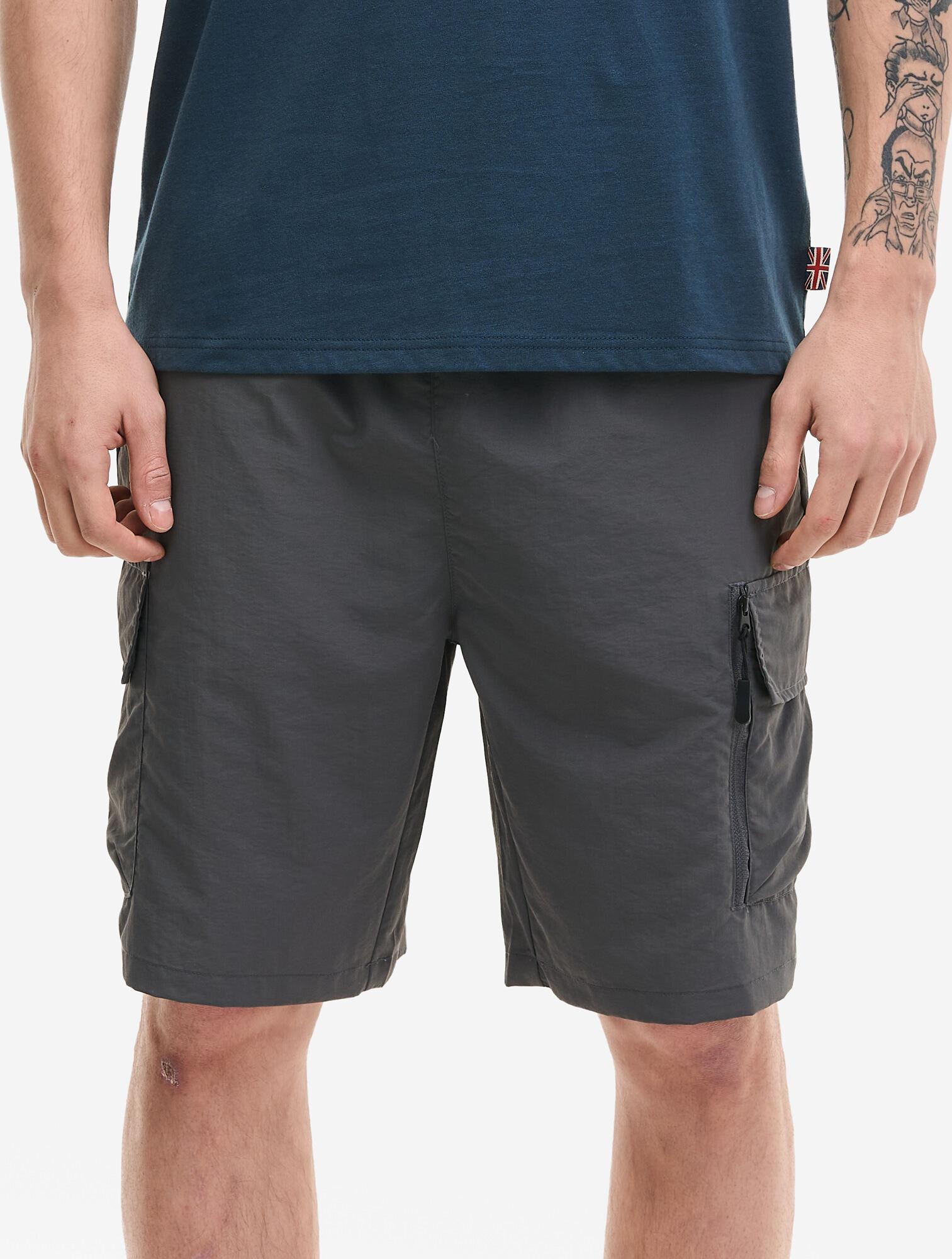 Herren Shorts normale Passform KIMMERSTON Anthracite/Anthracite M Lonsdale 117828
