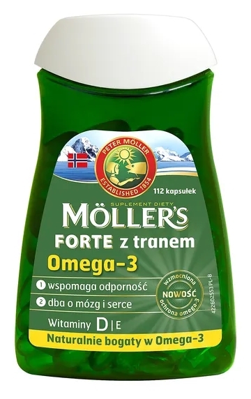 Möller's MOLLERS FORTE FISH OMEGA 3 IMMUNITY 112 Kapseln