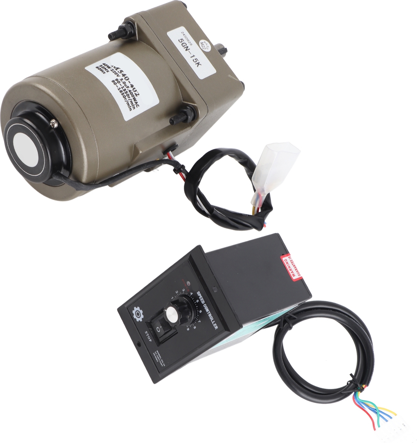 Cocosity AC 40W Einphasen-Asynchron-Getriebemotor Verlangsamung einstellbare Geschwindigkeit (15K) M540-402