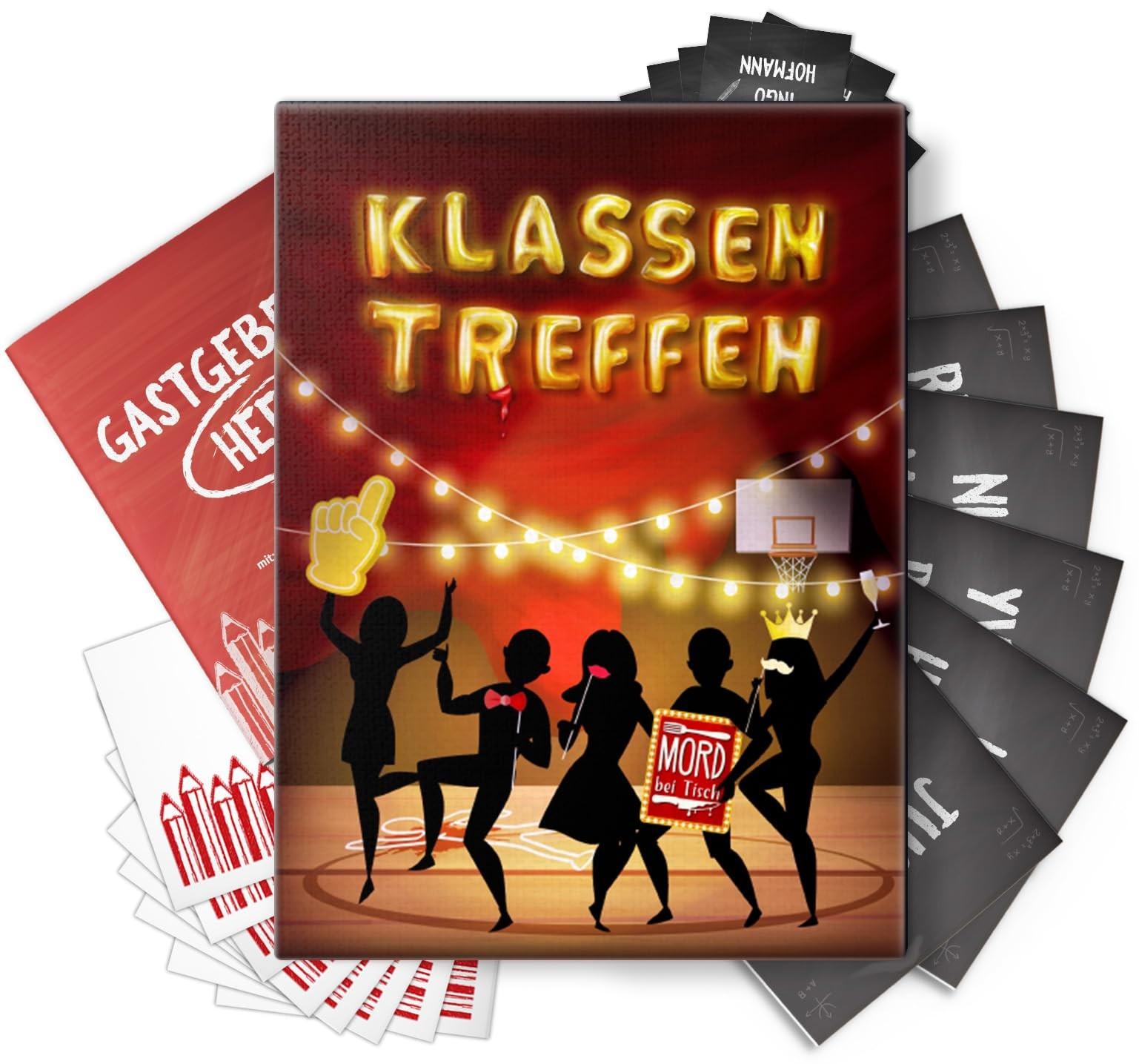 Merkloos MORD bei Tisch - Krimidinner Spiel für Zuhause - 5 bis 7 Personen