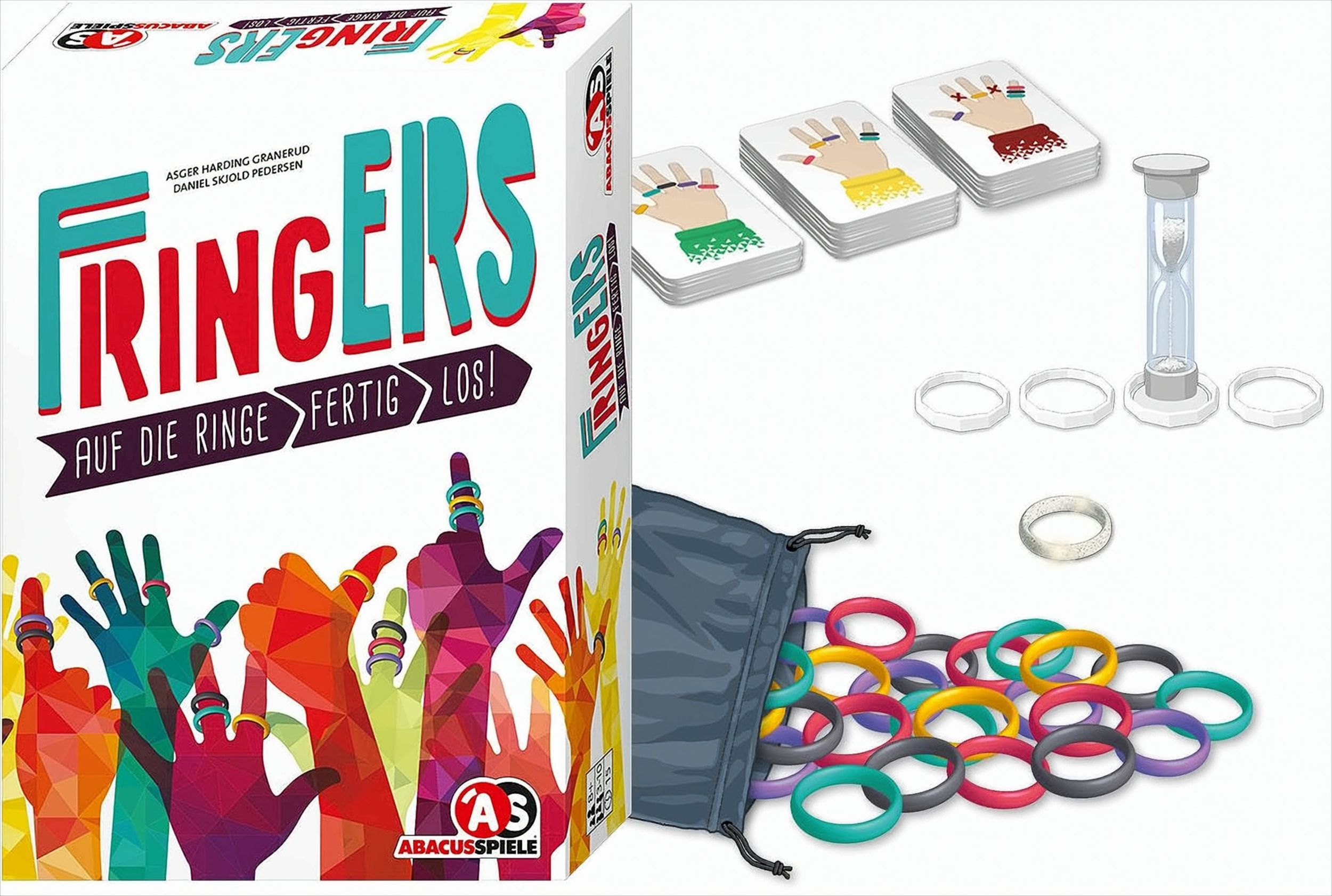 Abacusspiele ACUD0078 - Fringers, Ringspiel, 3-10 Spieler, ab 8 Jahren (DE-Ausgabe) ABA04201