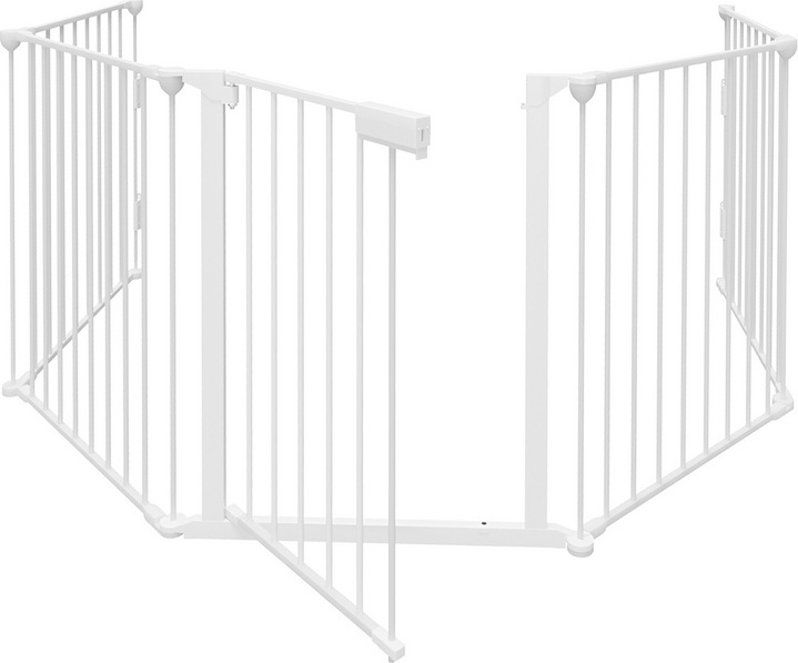 TolleTour Kaminschutzgitter Absperrgitter Türschutzgitter Konfigurationsgitter Babyzaun Weiß RL-HG9161-1-HESjh
