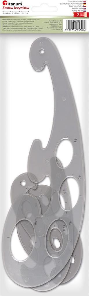 Satz graue Nocken 3 Stück Titanum undefiniert