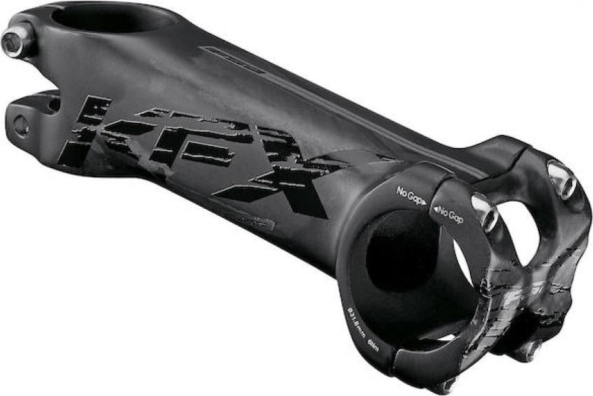 FSA KFX Vorbau 31,8 x 80 mm -12° Schwarz - Carbon-Lenker für MTB & Rennrad.