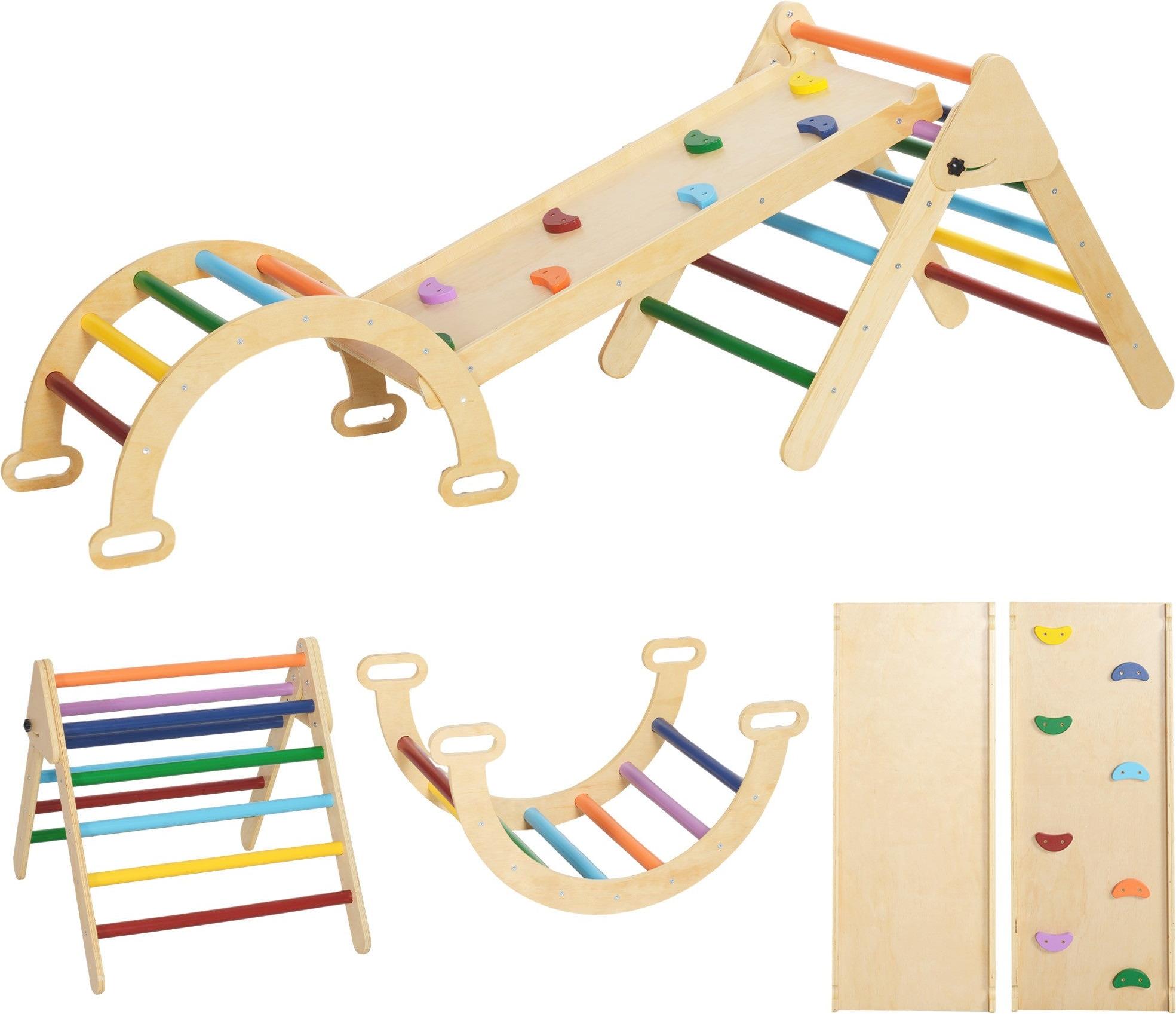 Northio Indoor-Kletterset für Kleinkinder, 5-in-1, Alter 18-48 Monate