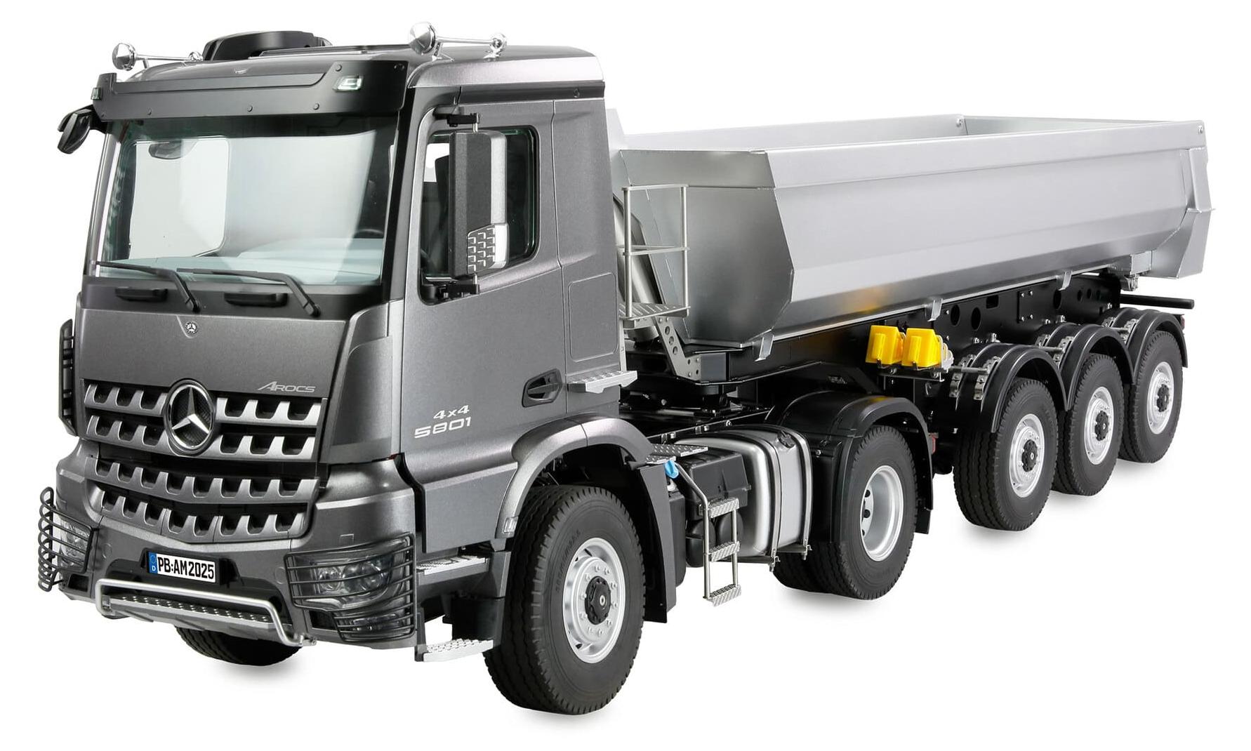 Amewi Mercedes-Benz Arocs 1:14 RTR Grau – RC Sattelzug 22696