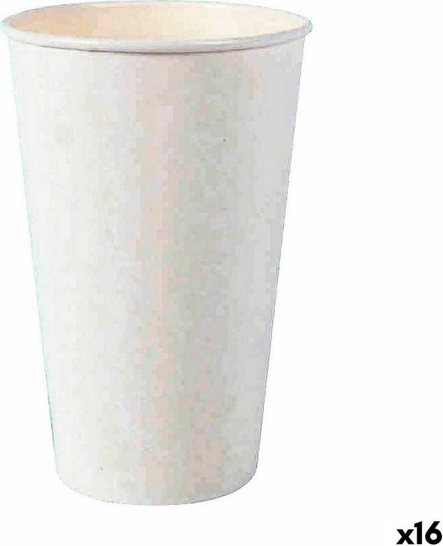 Set of Becher algon Einwegbecher blank 15 Stück 450 ml (16 Stück)