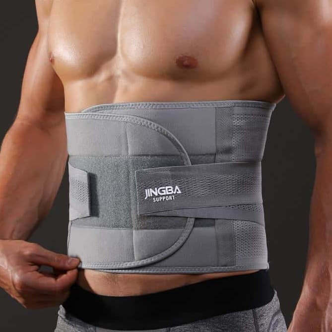 Sport-Knight® Fitness Gürtel Spezial - Unisex, Schwitzgürtel, Bauchweggürtel, Waist Trainer, L