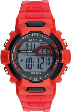 Adora AL3537 1-205888-001 Kinder Uhr Digital Quarz 5Bar