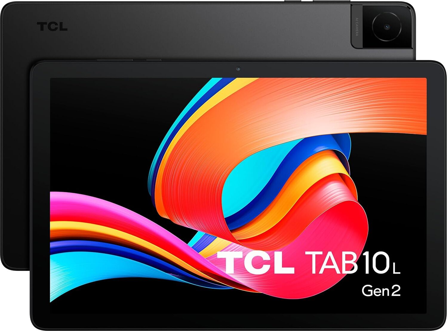 TCL 10L Generation 2 WiFi, 10,1" HD tablet Quad Core, 3 GB RAM, 32 GB pamäte, možnosť rozšírenia o 128 GB prostredníctvom MicroSD, 6000 mAh batéria, bezplatné priehľadné puzdro, Android