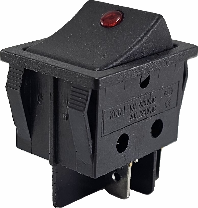 Wasserdichter Wippschalter Mit Beleuchtung – 4 Pin, 250V 16A, IP67 – Perfekt Zum Stromsparen!