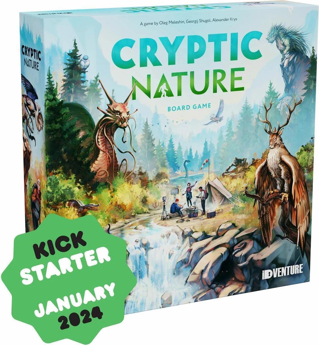 Idventure Cryptic Nature – Brettspiel zur Entdeckung von Kryptiden (EN) IDV-104