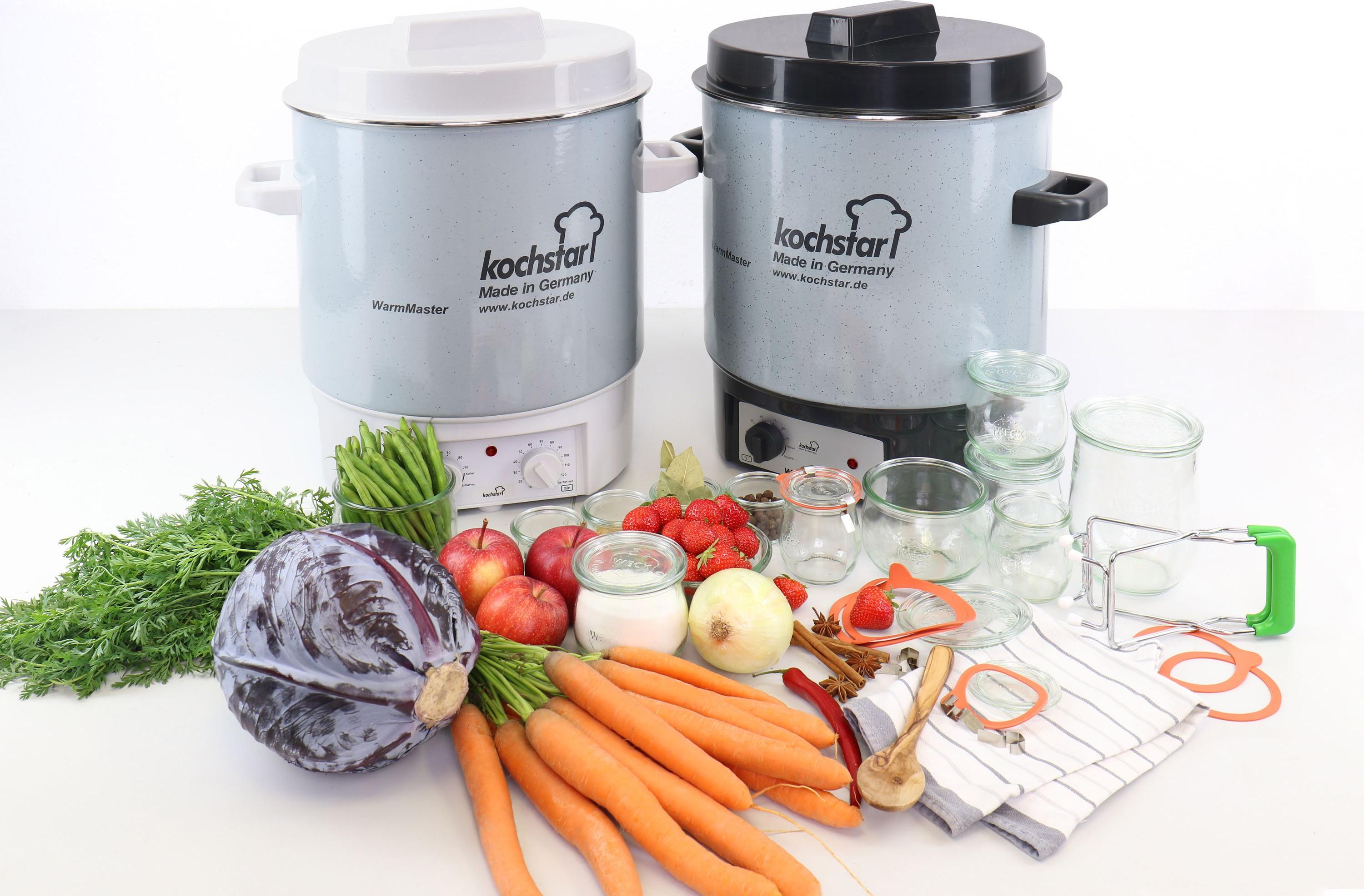 Kochstar Einkochautomat WarmMaster S / Einkochtopf / Einkocher m. Uhr 24118 K99102035 kochstar  Wiewrit