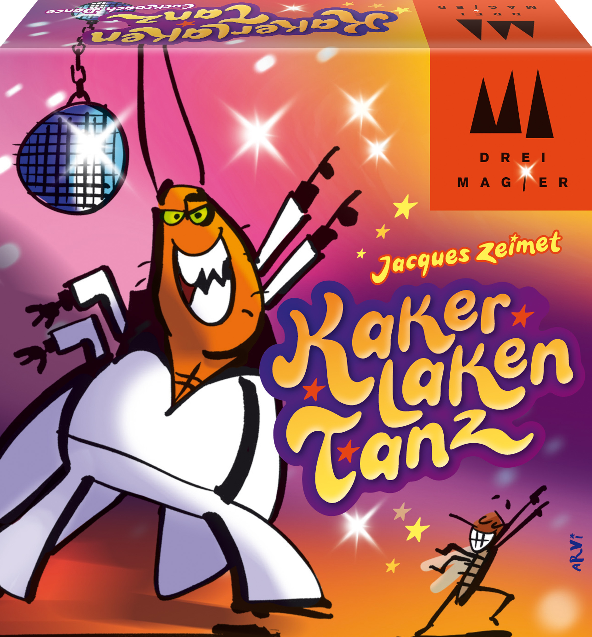 Schmidt Spiele Kakerlakentanz, 11 cm, 11 cm, 3,5 cm 40869