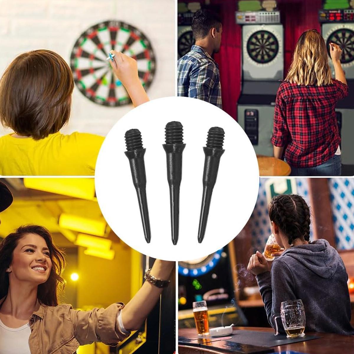 Einemgeld 200 Stück Dartspitzen aus Kunststoff, Dartspitzen aus Kunststoff, Kunststoffspitzen für Darts, Dartspitzen aus Kunststoff K-PCXJ-20251025-243