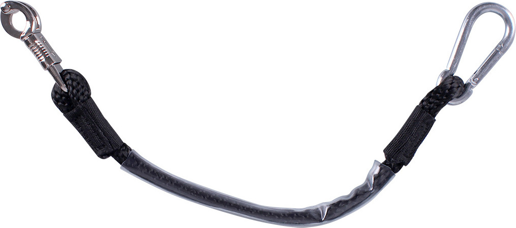 QHP Anhänger Anbindestrick 60cm, Farbe:schwarz QHP-2515-ZW-0
