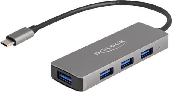 Delock 63173 DELOCK 4 Port USB 5 Gbps Hubmit USB Type-C Anschluss