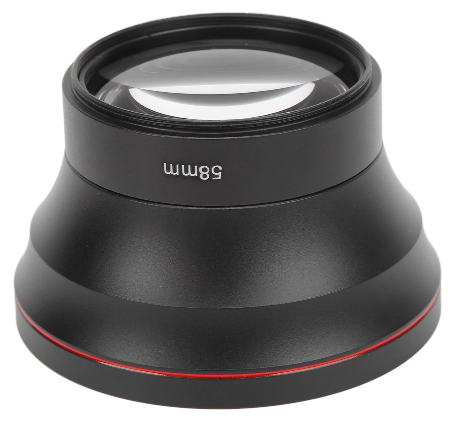 Gistuch 58 mm 0,43-faches Weitwinkelobjektiv aus optischem Glas mit Makro für Landschaftsfotografie