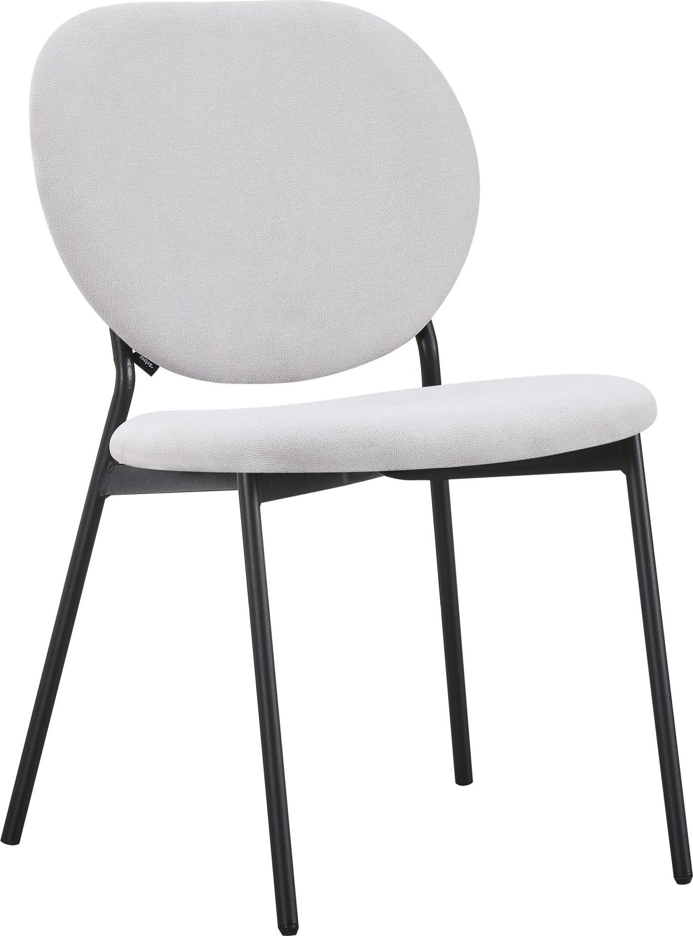 Selsey Broctalm – Polsterstuhl mit hydrophober Chenille, Hellgrau