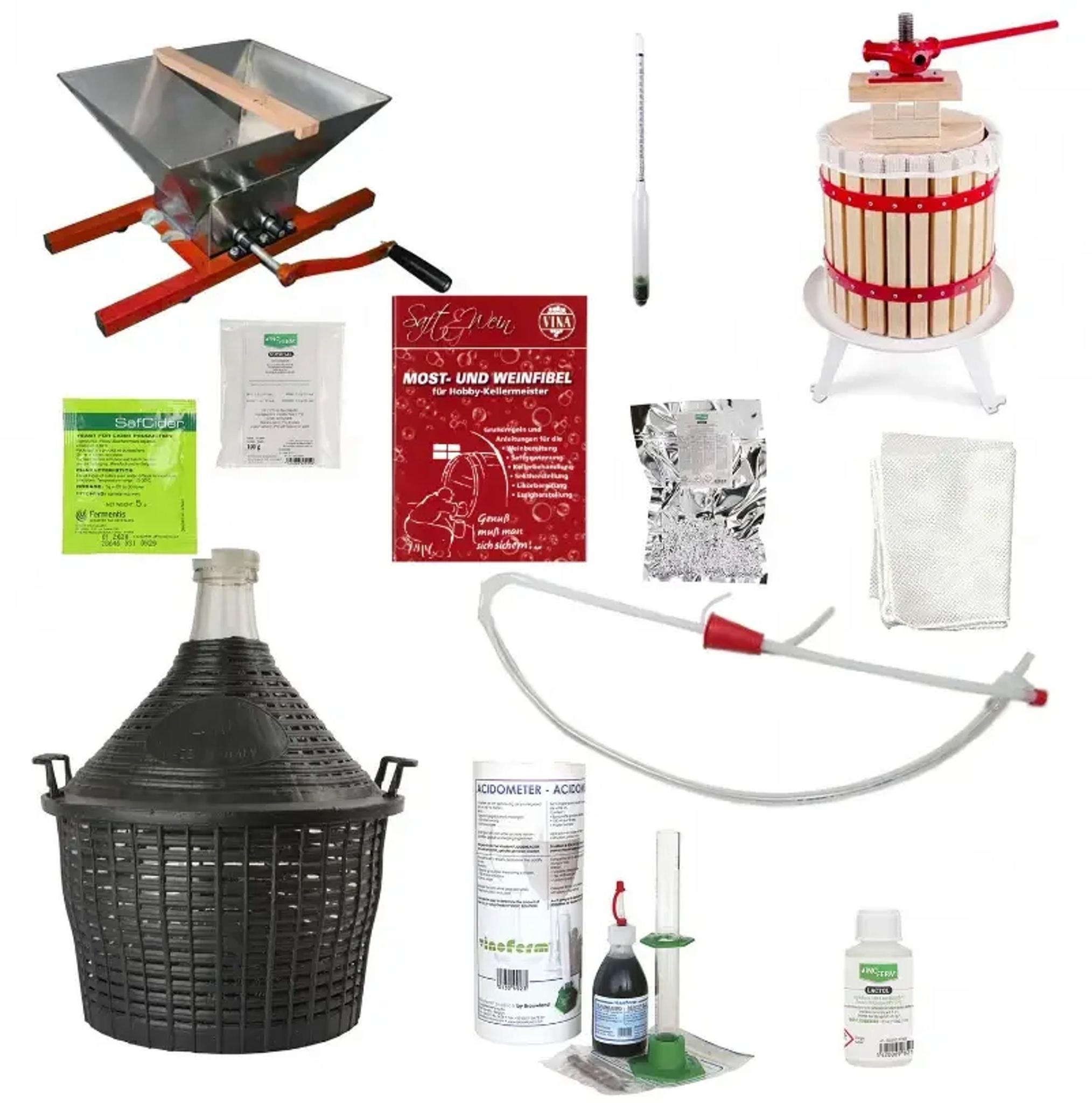 ich-zapfe Apfelwein selber machen, Cider selber machen, Apfelwein starterset, Cider brauset, 10L NEW-99152