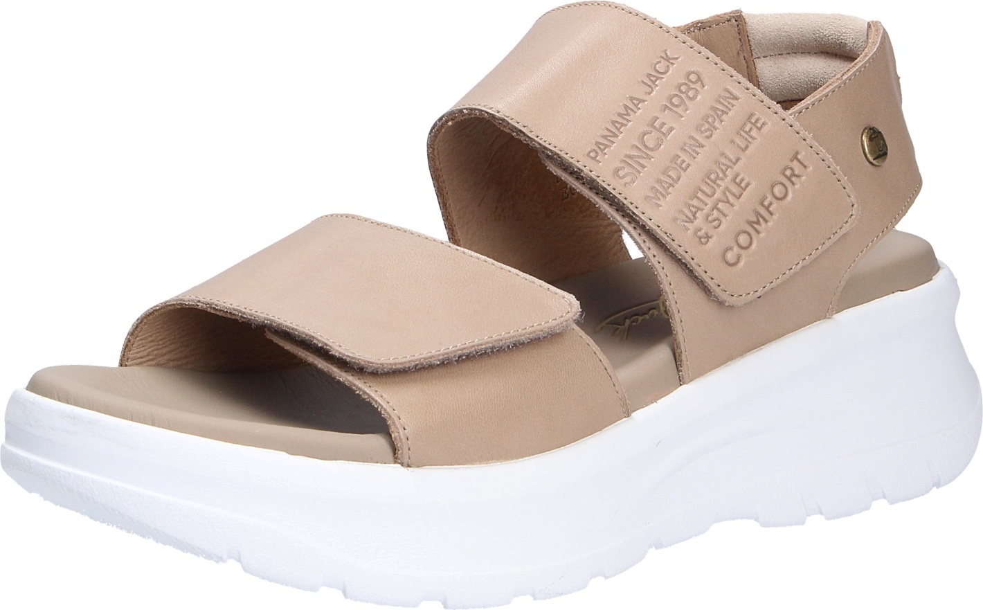 Panama Jack Noah - Beige Glattleder Größe: 39 Normal Noah B3