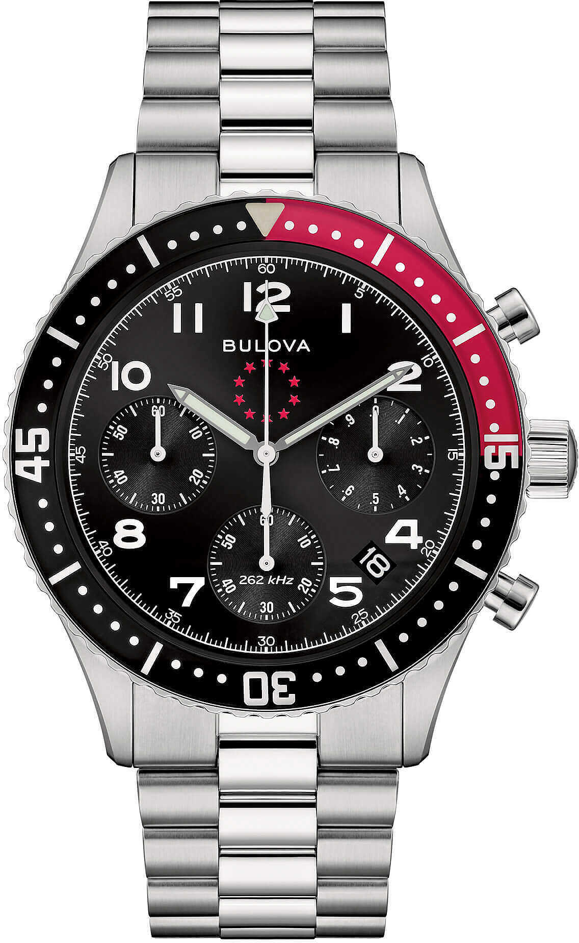 Chronograph Bulova Silber Kollektion Marine Star - mann