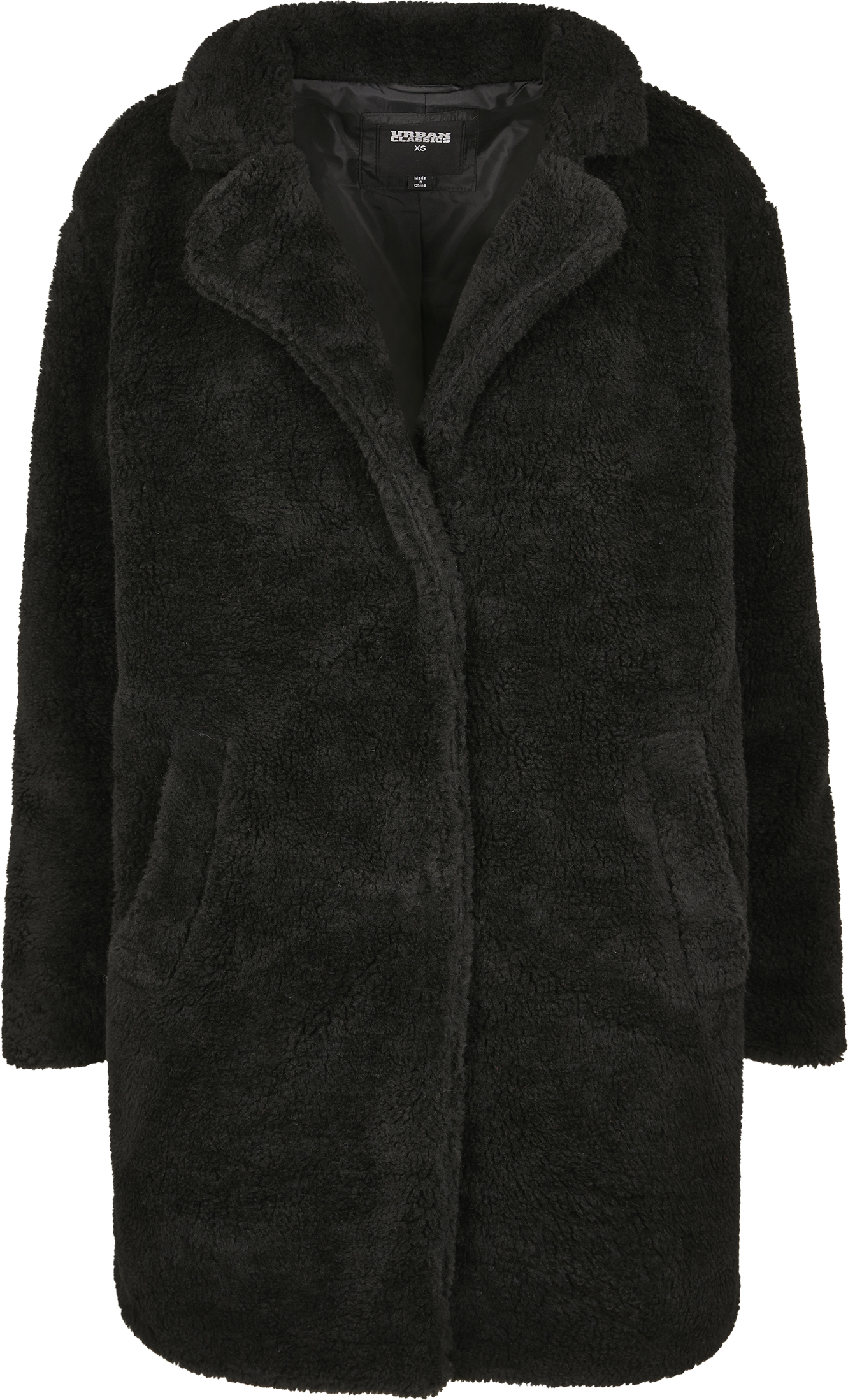 Urban Classics Pelzmantel für Damen Jiss schwarz XL 849549