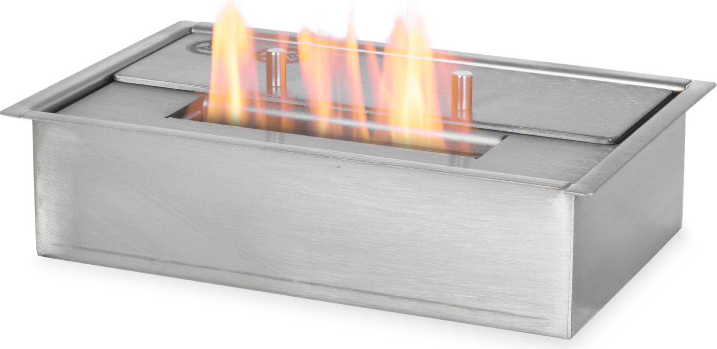 Spaľovacia komora Moritz 1,20 l I Bioetanolová vložka z nehrdzavejúcej ocele I Dvojplášťová I Vstavaný krb I Etanolový krb I Vstavaný horák I Vonkajší krb I Záhradný krb I Krb na drevo