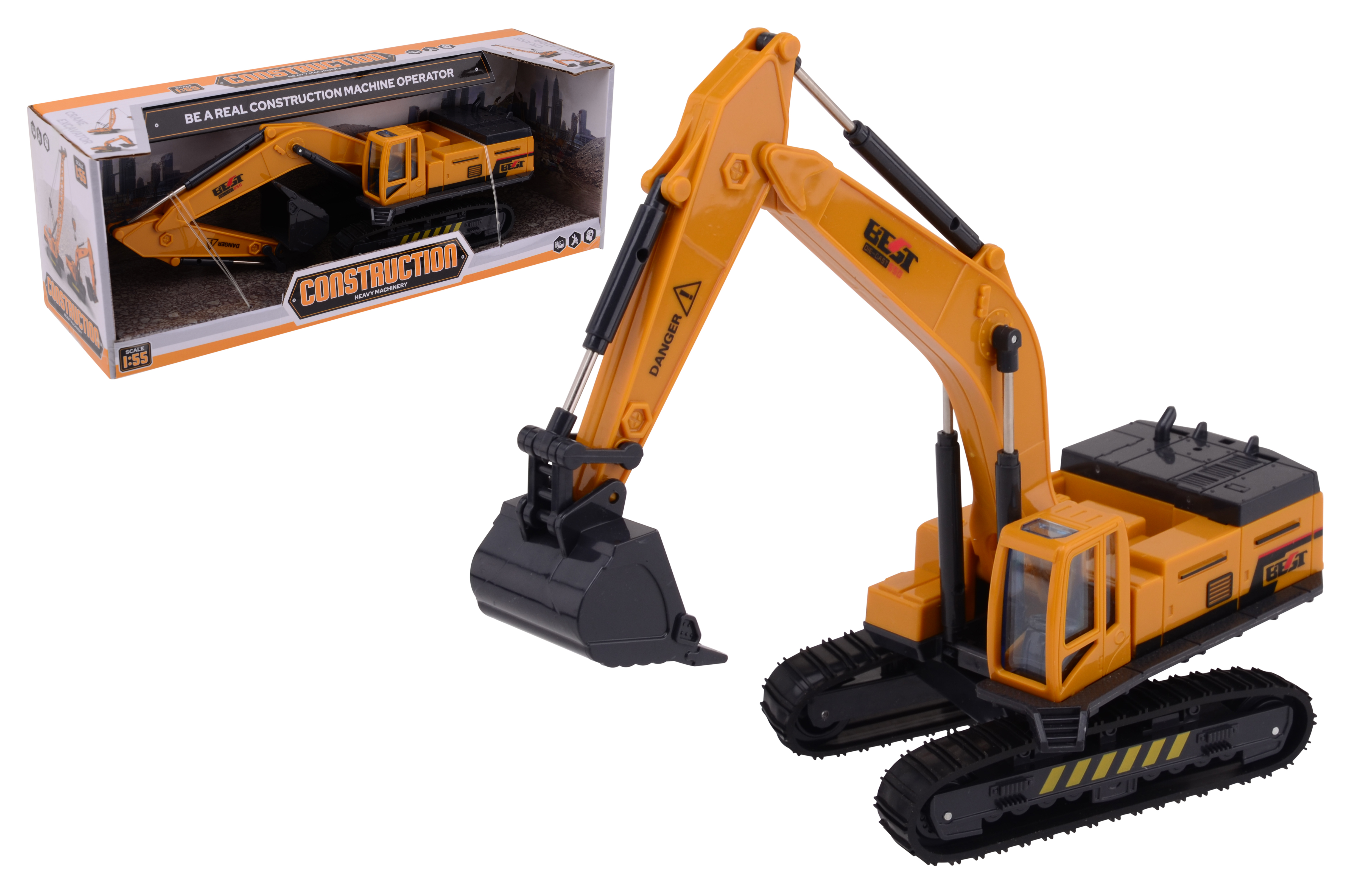 Johntoy Raupenbagger Metallmodell 1:55 1116094900