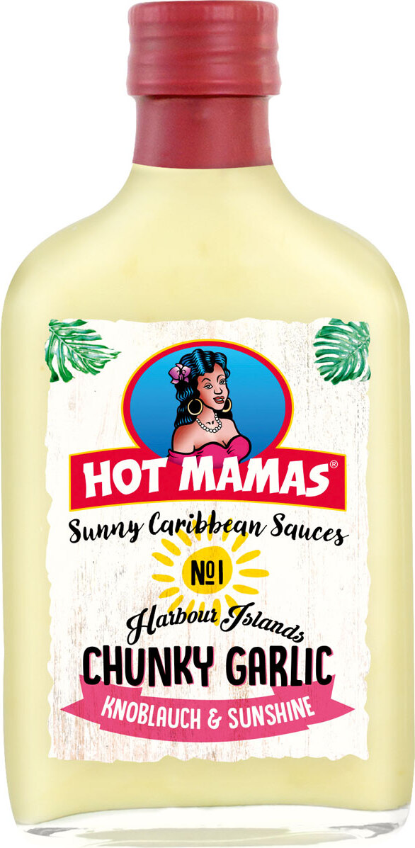 HOT MAMAS Sunny Caribbean Chunky Garlic Sauce Kaufland.pl