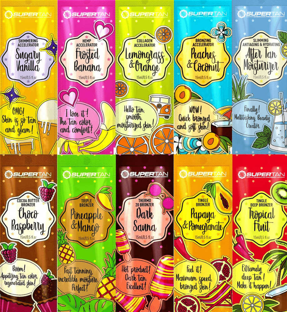 Supertan Bräunungsbeutel-Set x50 Stück