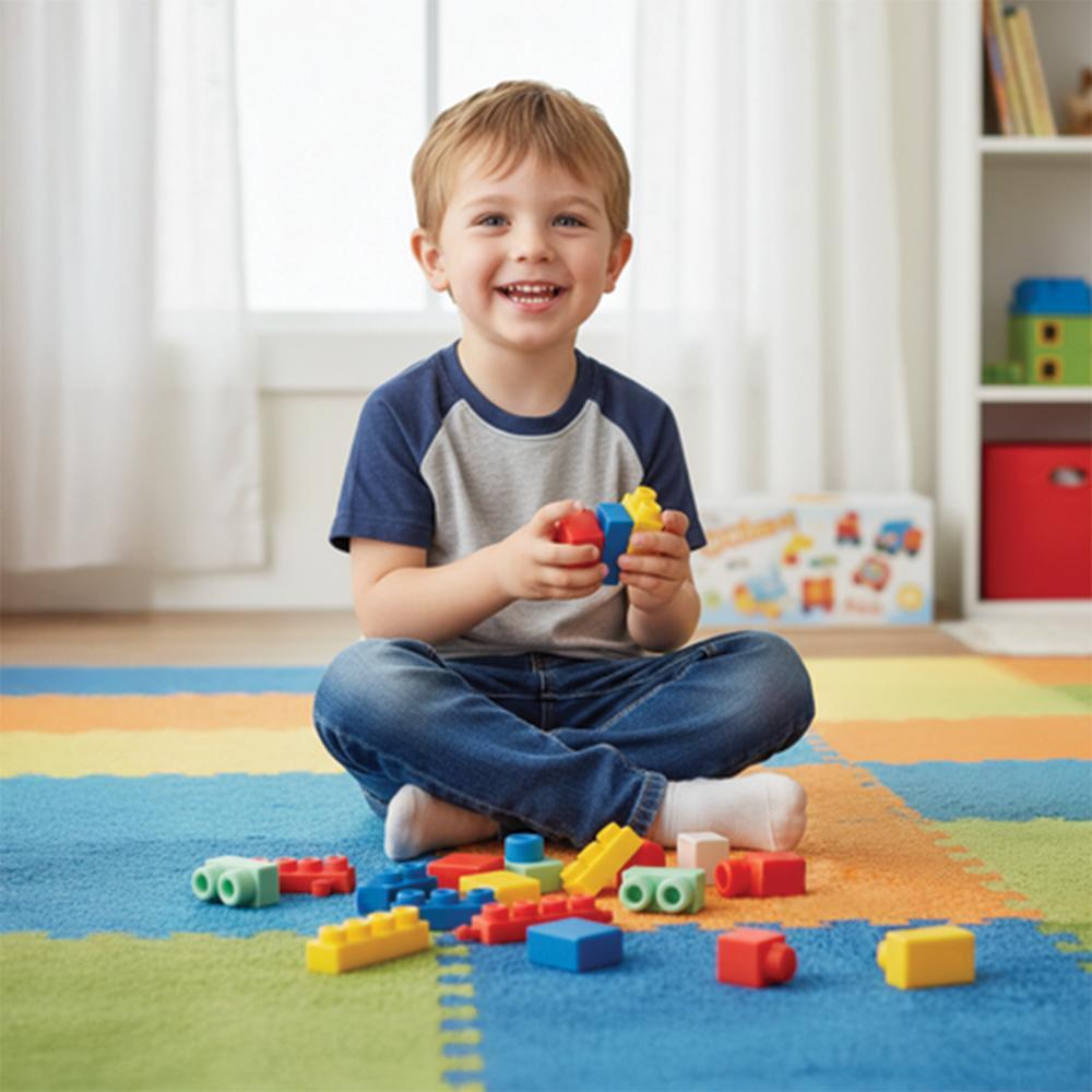 ISO TRADE Weiche Sensorik-Blöcke aus Gummi, 30 Stück