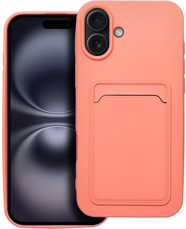 Puzdro na mobilný telefón CARD vhodné pre IPHONE 16 Plus ružové