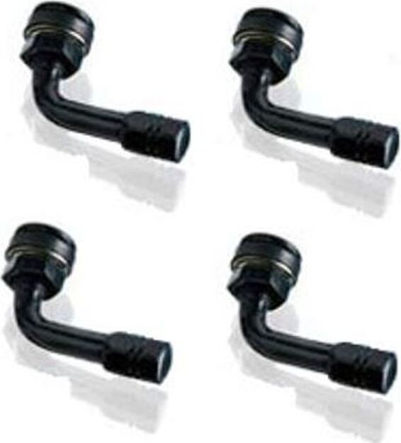 Puig 5483N Ventile 90° für Schlauchlosreifen schwarz