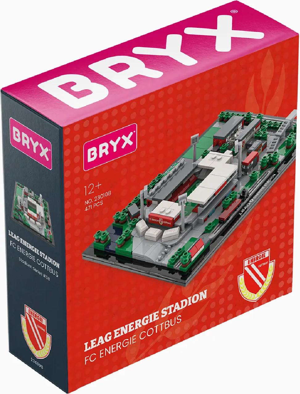 BRYX LEAG Energie Stadion FC Energie Cottbus Modell 471 Teile Klemmbausteine 230108