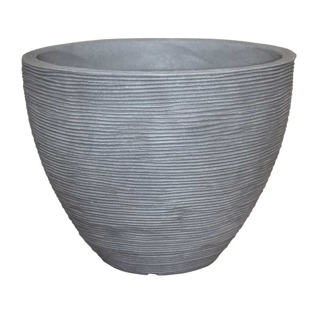 Geli Thermo Plastic Jardinière Pot Blanc 60 Cm Avec Réserve D'Eau Et Indicateur De Niveau