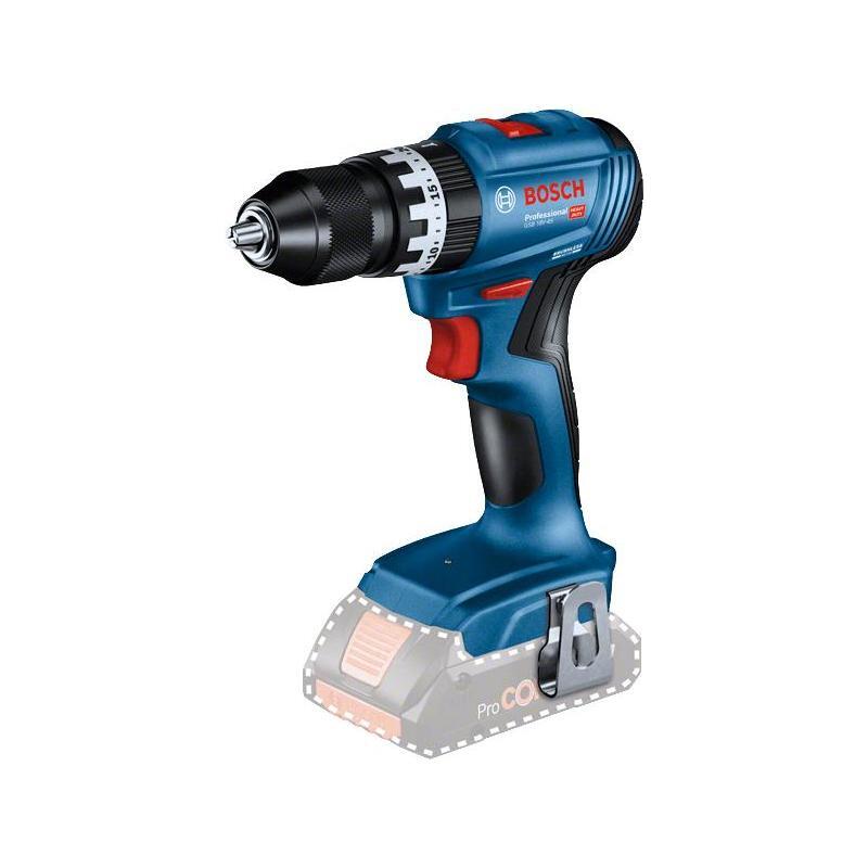 Bosch GSB 18V-45 1900 RPM Black, Blue BOSCH Typ výrobku: Elektrický skrutkovač, Napájanie: Akumulátorové, Minimálne otáčky (max.): 1900 ot/min, Tvar rukoväte: Pištoľová rukoväť