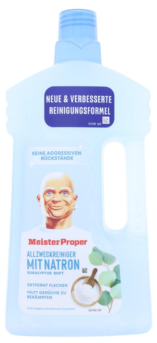 Meister Proper Allzweckreiniger mit Natron Eukalyptus Duft 1 Liter Bekämpft Gerüche 355811