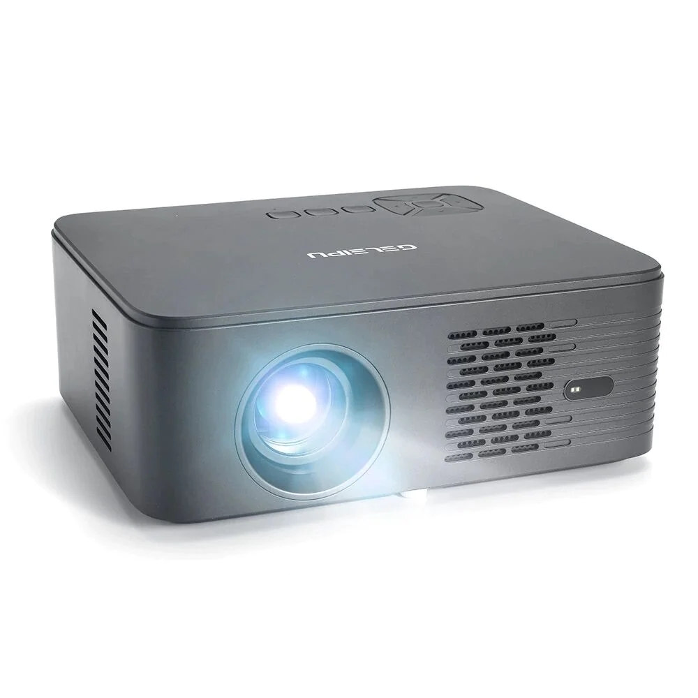 Projektor GELEIPU X5 - Rozlíšenie 1080P Jas 300 ANSI Kontrast 2000:1 - Čierna