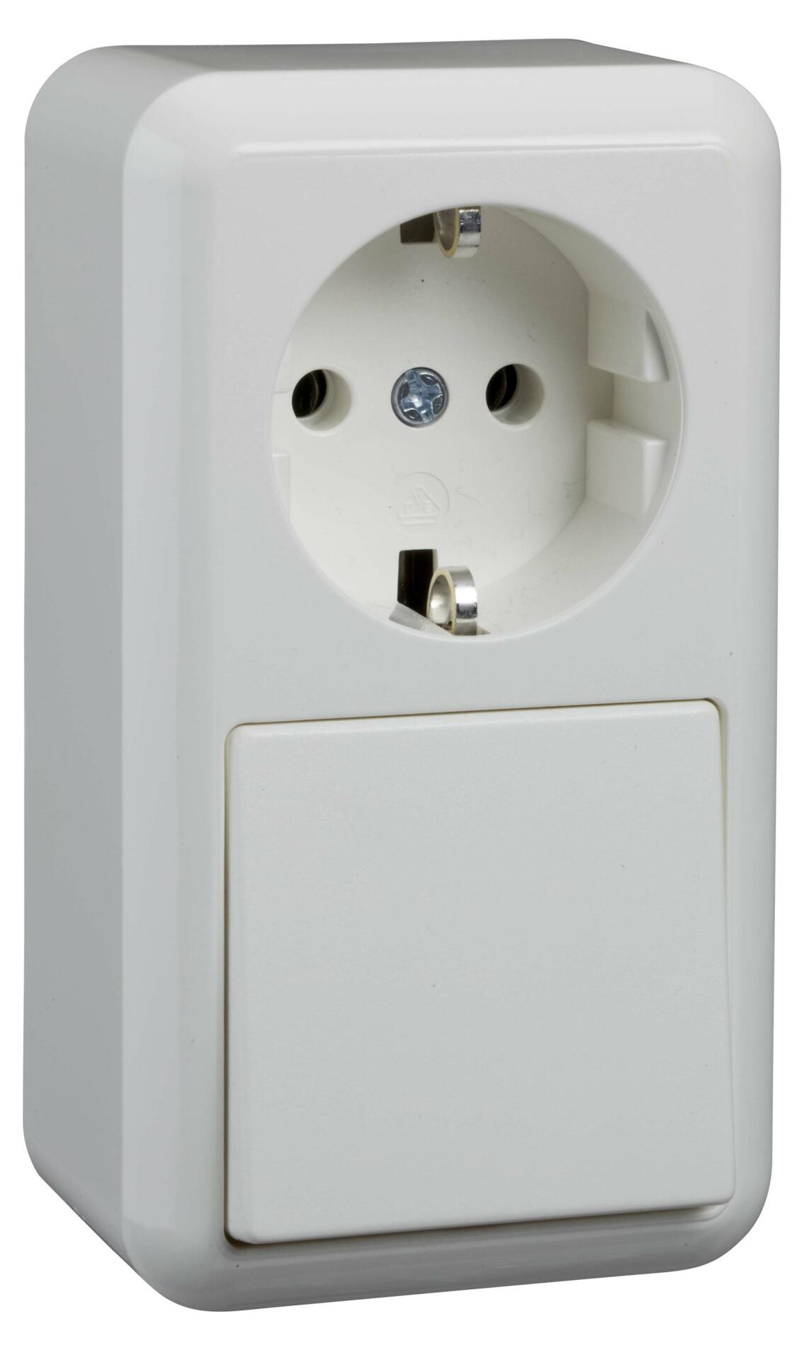 Elso AP-Kombination rw Aus-/Wech.schalter 388604