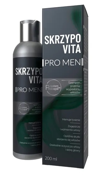 Skrzypovita PRO Men - Vlasový šampon proti vypadávaniu vlasov s poľným chvením, 200 ml