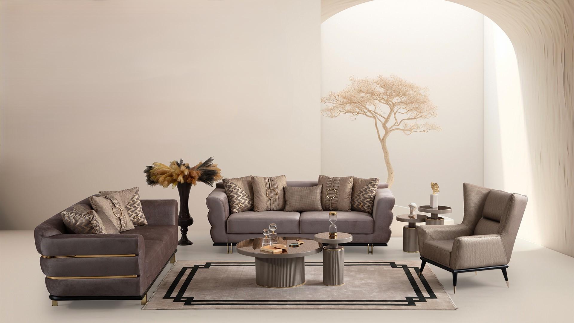 AEA Loungemöbel Relaxsofa Polstergruppe Couchlandschaft Sofalandschaft Sofa 4tlg JVM4067282885615