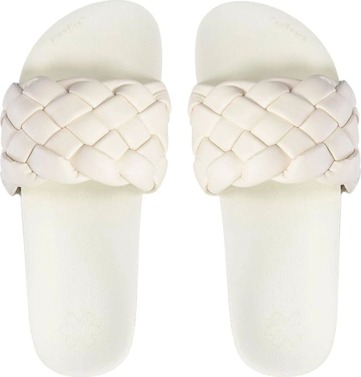 Women's Flip Flop Pool Weave ecru leicht geflochten 42