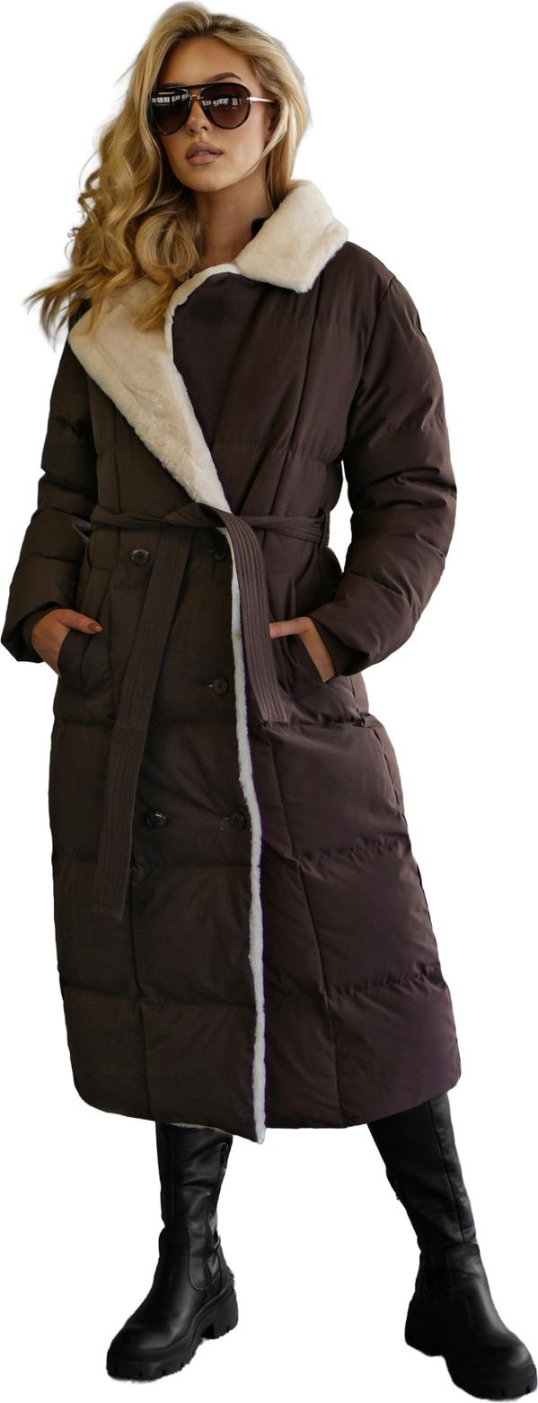 Damen Winterjacke Schokolade OZONEE JS/16M9168/158 L