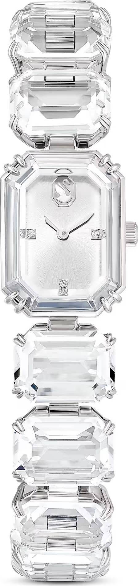 Náramkové hodinky Swarovski - Biele, nerezová oceľ