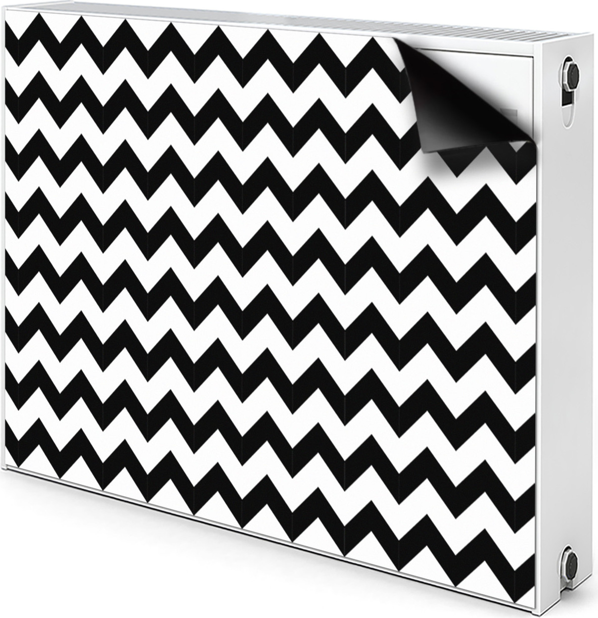 Decormat Magnet Verkleidung Abdeckung Heizkörperabdeckung Heizkörperabdeckung 100x60 cm - Zickzack 010220260010000013117